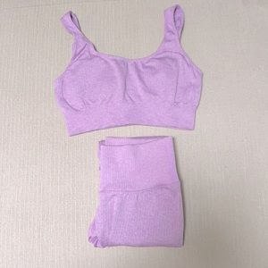 Purple work out set